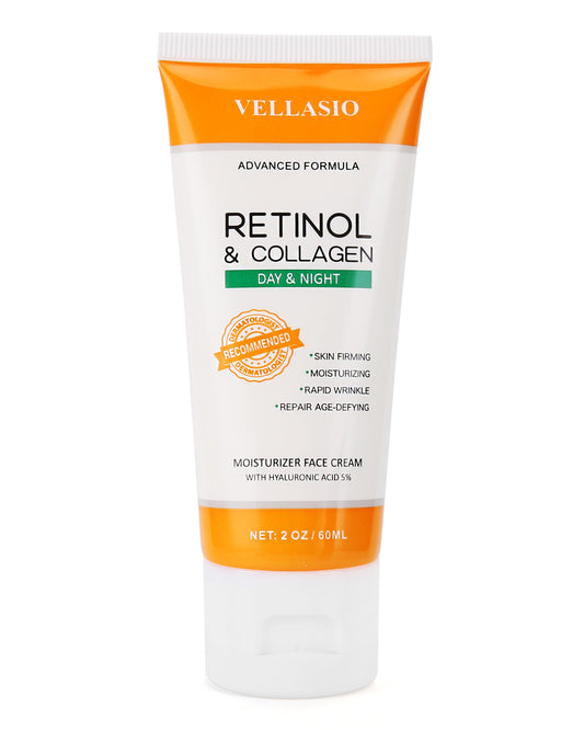 Retinol Cream for Face Moisturizer,Anti-Aging Collagen for Tightening Skin,Day & Night Face Collagen Cream,Anti Wrinkl